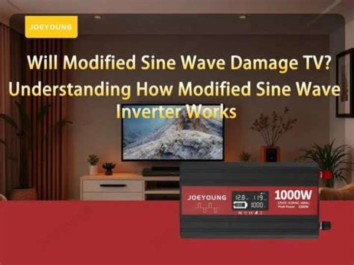 Can an inverter damage a TV?