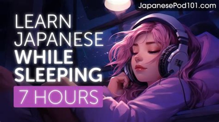 Can you learn Japanese while sleeping?