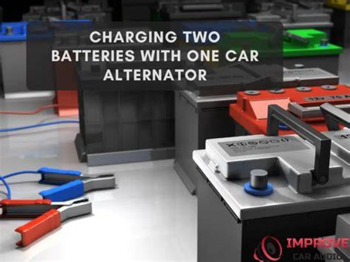 Do I need a bigger alternator for two batteries?
