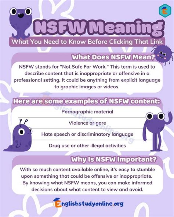 Essential Guide To Understanding NSFW: Meaning And Usage