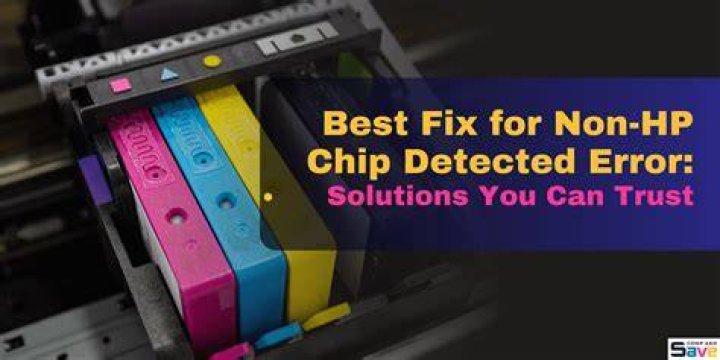 How do I bypass non HP printer cartridge error?