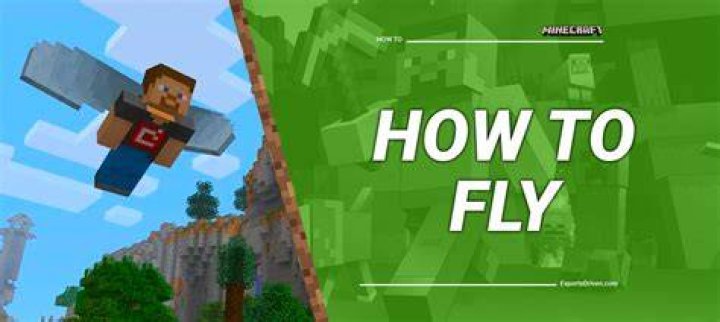 How do you fly in Minecraft survival?