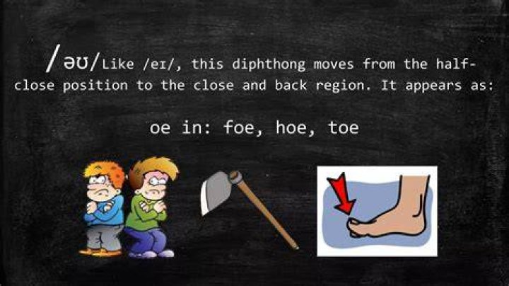 Is toe a diphthong?