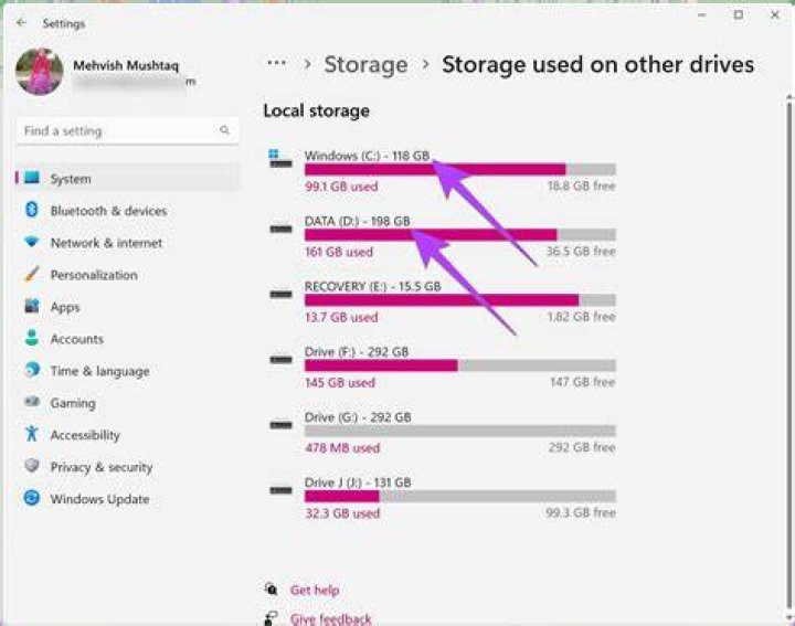 What can I delete to get more storage on my computer?