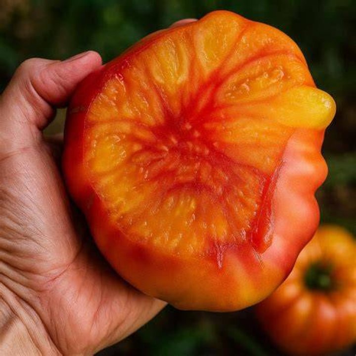 What does an old German tomato look like?