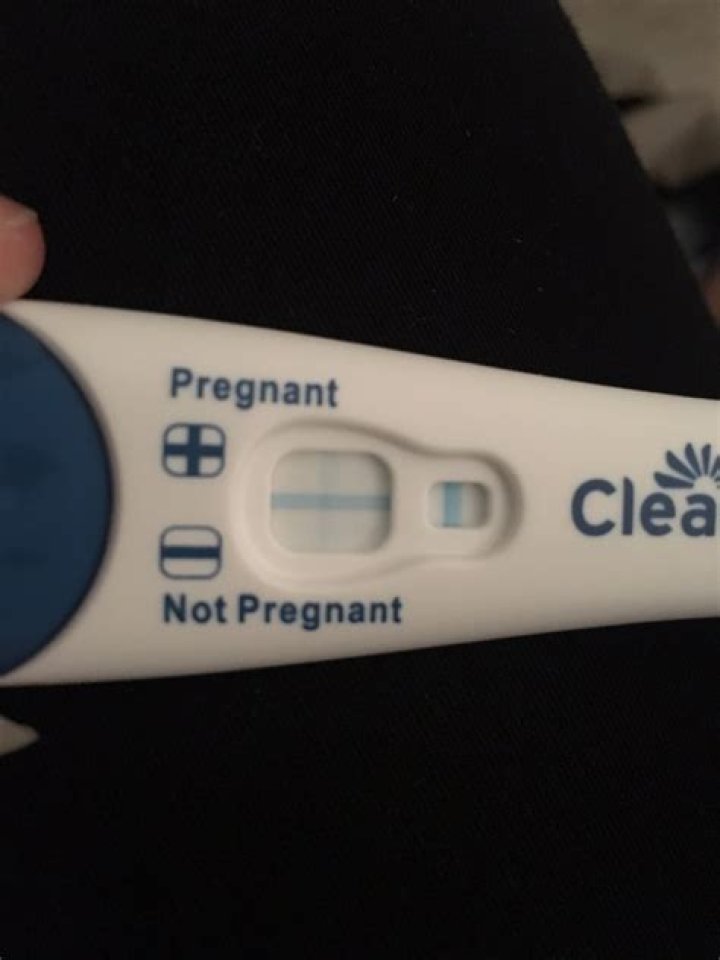 What does blue mean in pregnancy?
