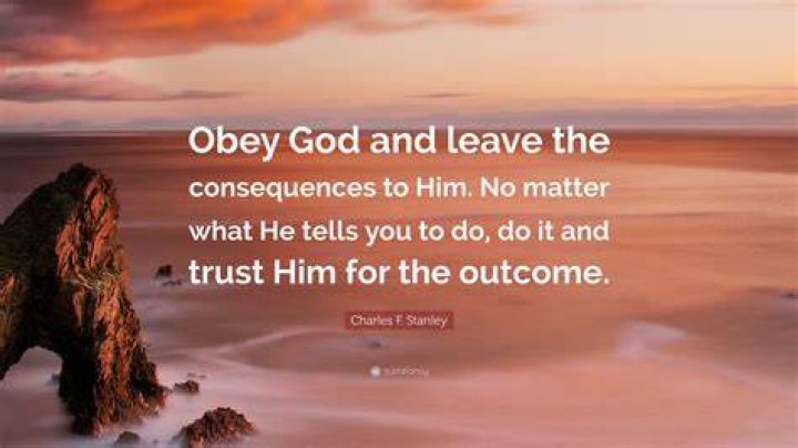 What does God promise if we obey him?