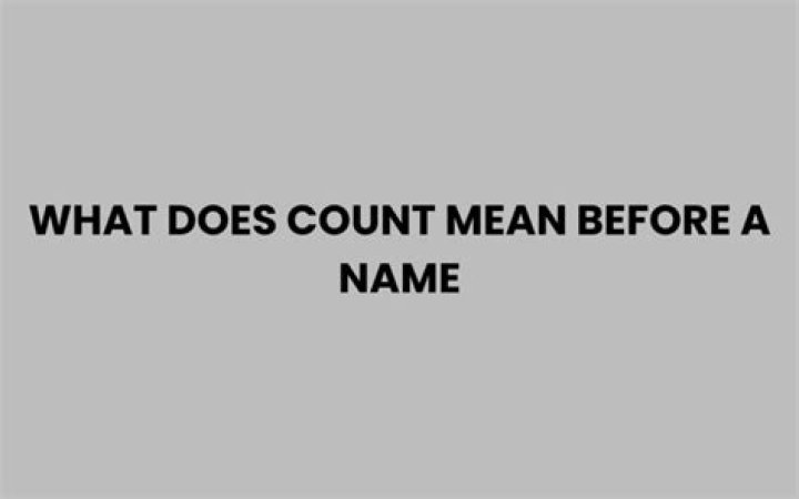 What does Le mean before a name?