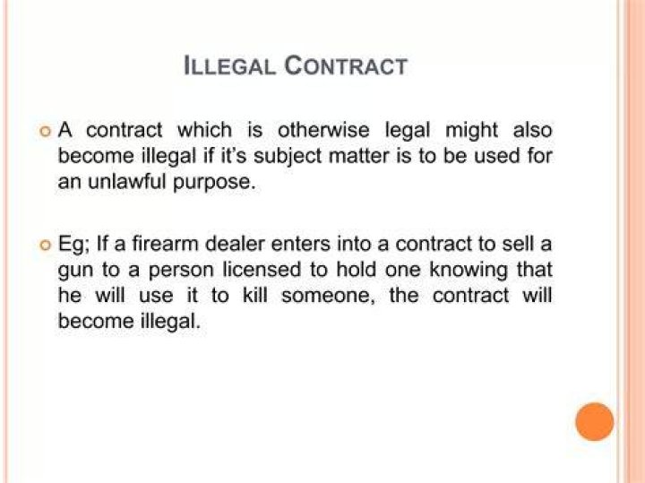 When might a contract might be unenforceable?