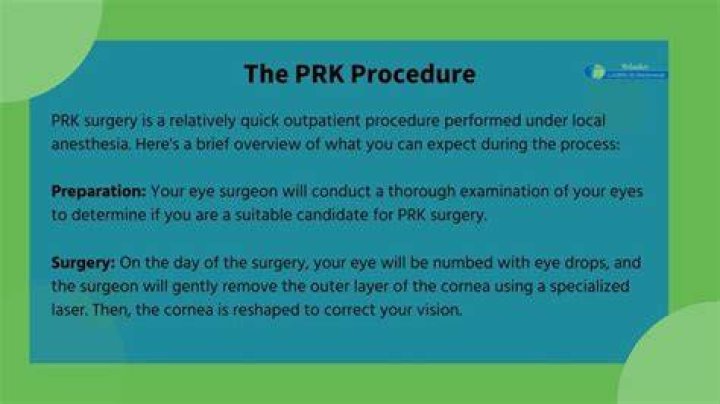 Who is a candidate for PRK surgery?
